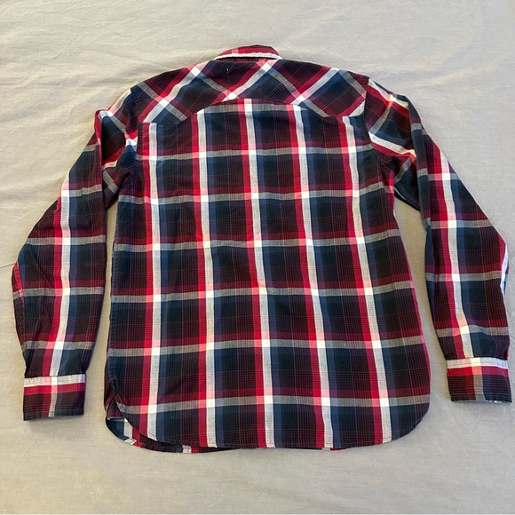 Levi's Classic Plaid Western Shirt - Men's S - Picture 2 of 9